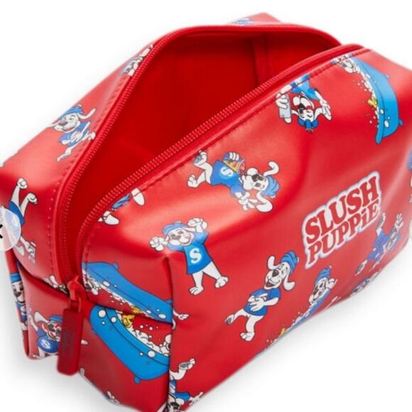 Revolution Beauty X Jake Jamie Slushie Collection Makeup Bag- Red & Blue - Picture 2 of 5